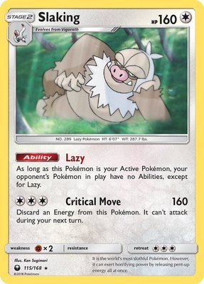 Slaking, SM - Celestial Storm