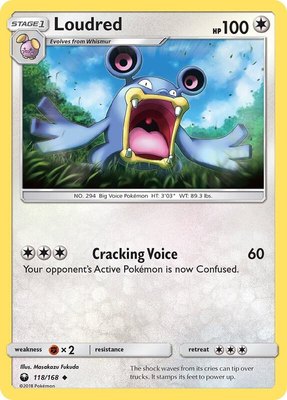 Loudred, SM - Celestial Storm