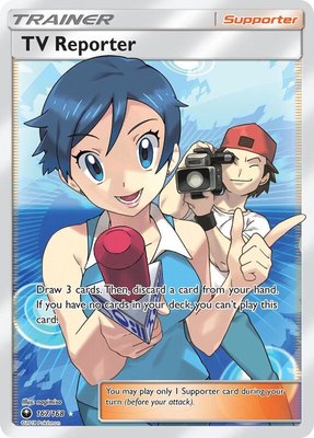 TV Reporter (Full Art), SM - Celestial Storm