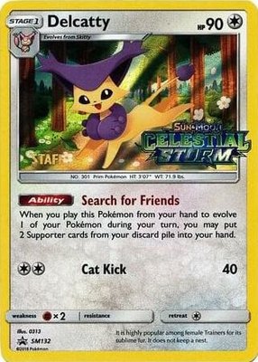 Delcatty (Prerelease) [Staff], SM Promos