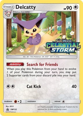 Delcatty (Prerelease), SM Promos