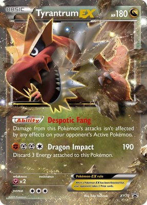 Tyrantrum EX, Jumbo Cards