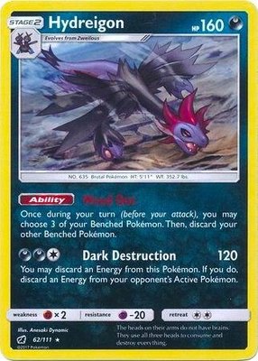 Hydreigon (Cracked Ice Holo), Deck Exclusives