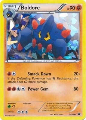 Boldore (Cracked Ice Holo), Blister Exclusives