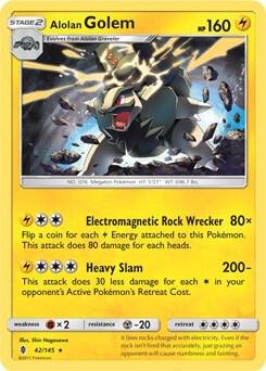 Alolan Golem (Cosmos Holo), Blister Exclusives