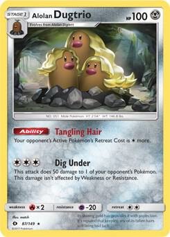 Alolan Dugtrio (Cosmos Holo), Blister Exclusives