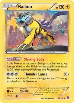 Raikou (Cosmos Holo), Blister Exclusives