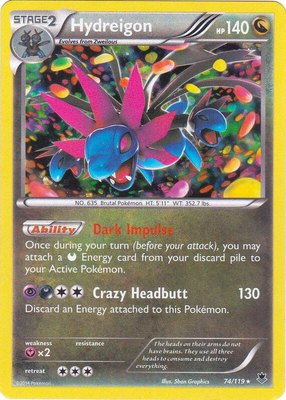 Hydreigon (Cosmos Holo), Blister Exclusives
