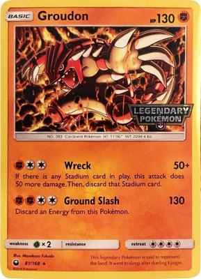 Groudon (Cosmos Holo) (Gamestop Promo), Miscellaneous Cards & Products