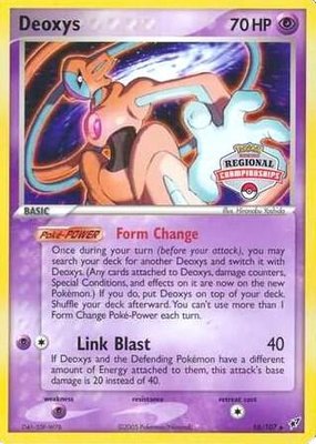 Deoxys (Regional Championships), League & Championship Cards
