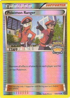 Pokemon Ranger (Regional Championships) [Staff], League & Championship Cards