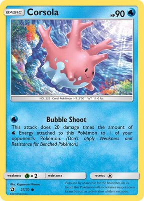 Corsola, Dragon Majesty