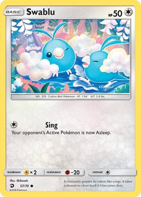Swablu (57), Dragon Majesty