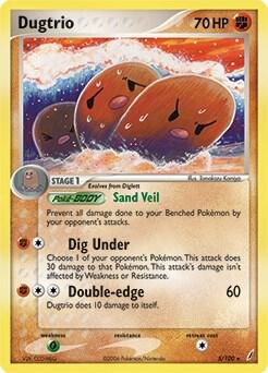 Dugtrio (EX Crystal Guardians), Deck Exclusives
