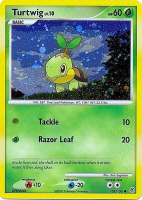 Turtwig (Cosmos Holofoil), League & Championship Cards