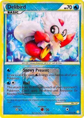 Delibird (League Promo), League & Championship Cards