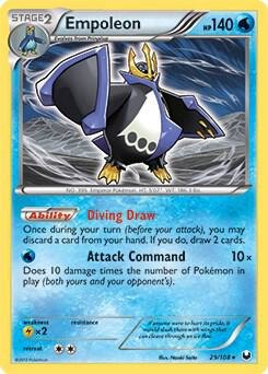 Empoleon (Battle Arena Deck Exclusive), Deck Exclusives