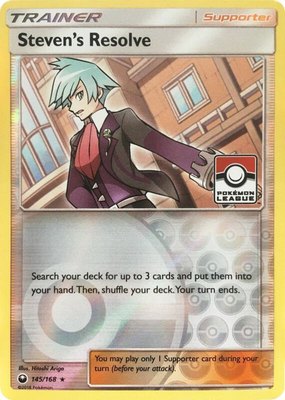 Steven's Resolve (Pokemon League), League & Championship Cards