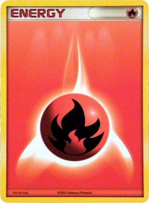 Fire Energy (2005 Unnumbered), League & Championship Cards