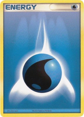 Water Energy (2005 Unnumbered), League & Championship Cards