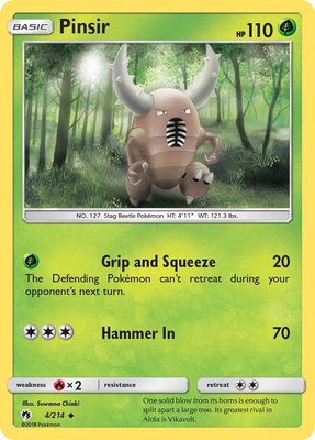 Pinsir, SM - Lost Thunder