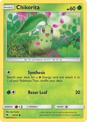 Chikorita (5), SM - Lost Thunder
