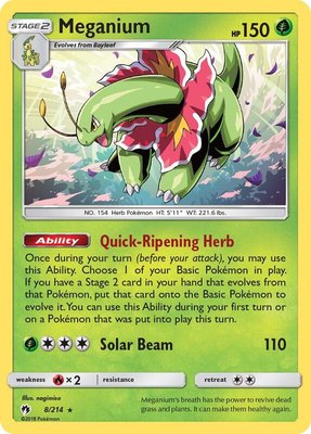Meganium, SM - Lost Thunder