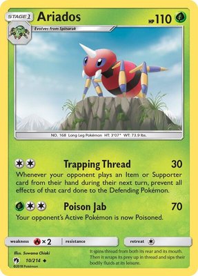 Ariados, SM - Lost Thunder