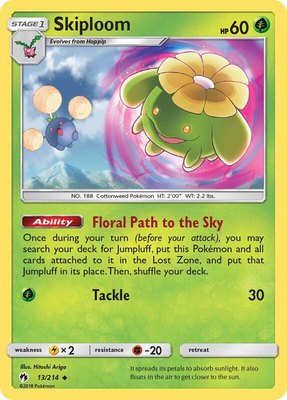 Skiploom, SM - Lost Thunder