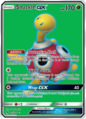 Shuckle GX (Full Art), SM - Lost Thunder