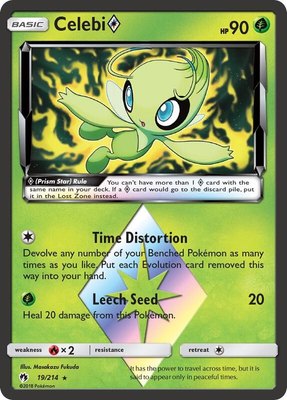 Celebi Prism Star, SM - Lost Thunder