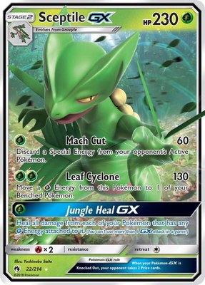 Sceptile GX, SM - Lost Thunder