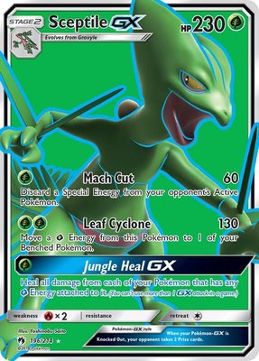 Sceptile GX (Full Art), SM - Lost Thunder