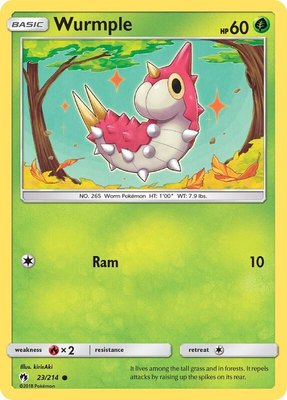 Wurmple (23), SM - Lost Thunder
