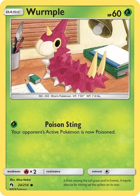 Wurmple (24), SM - Lost Thunder