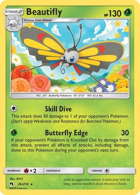 Beautifly, SM - Lost Thunder