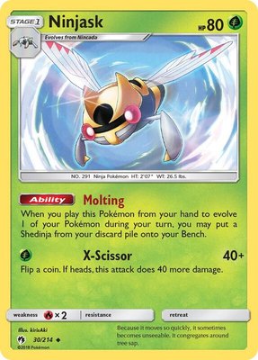 Ninjask, SM - Lost Thunder