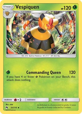 Vespiquen, SM - Lost Thunder