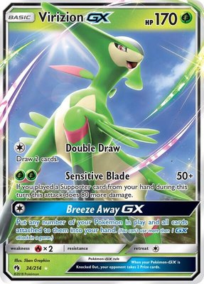 Virizion GX, SM - Lost Thunder