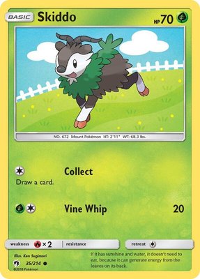 Skiddo, SM - Lost Thunder