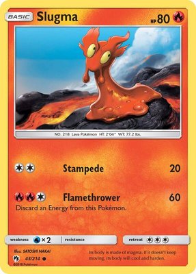 Slugma, SM - Lost Thunder