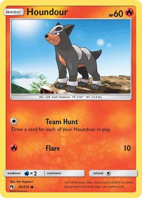 Houndour, SM - Lost Thunder