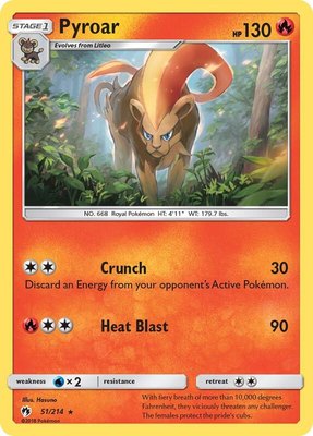 Pyroar, SM - Lost Thunder