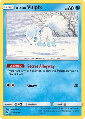 Alolan Vulpix, SM - Lost Thunder