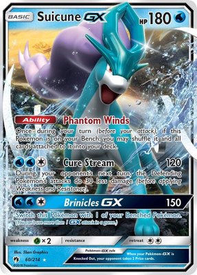 Suicune GX, SM - Lost Thunder