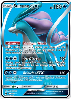 Suicune GX (Full Art), SM - Lost Thunder