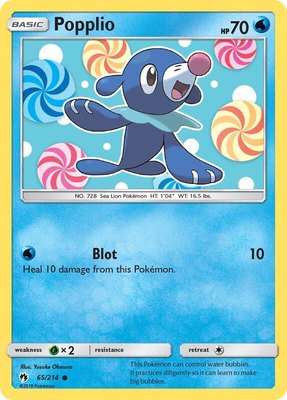 Popplio (65), SM - Lost Thunder