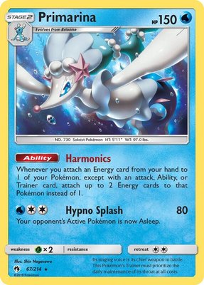 Primarina, SM - Lost Thunder