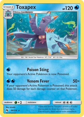 Toxapex, SM - Lost Thunder