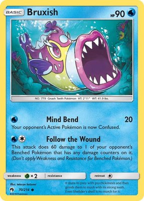 Bruxish, SM - Lost Thunder